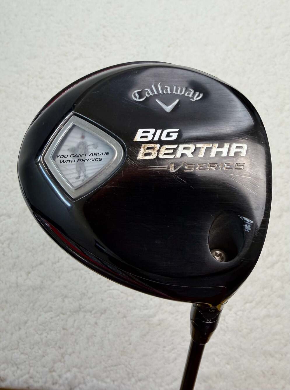 Callaway Big Bertha V Series Driver 10.5 Degree  Bassara E42 x5ct Shaft flex-R